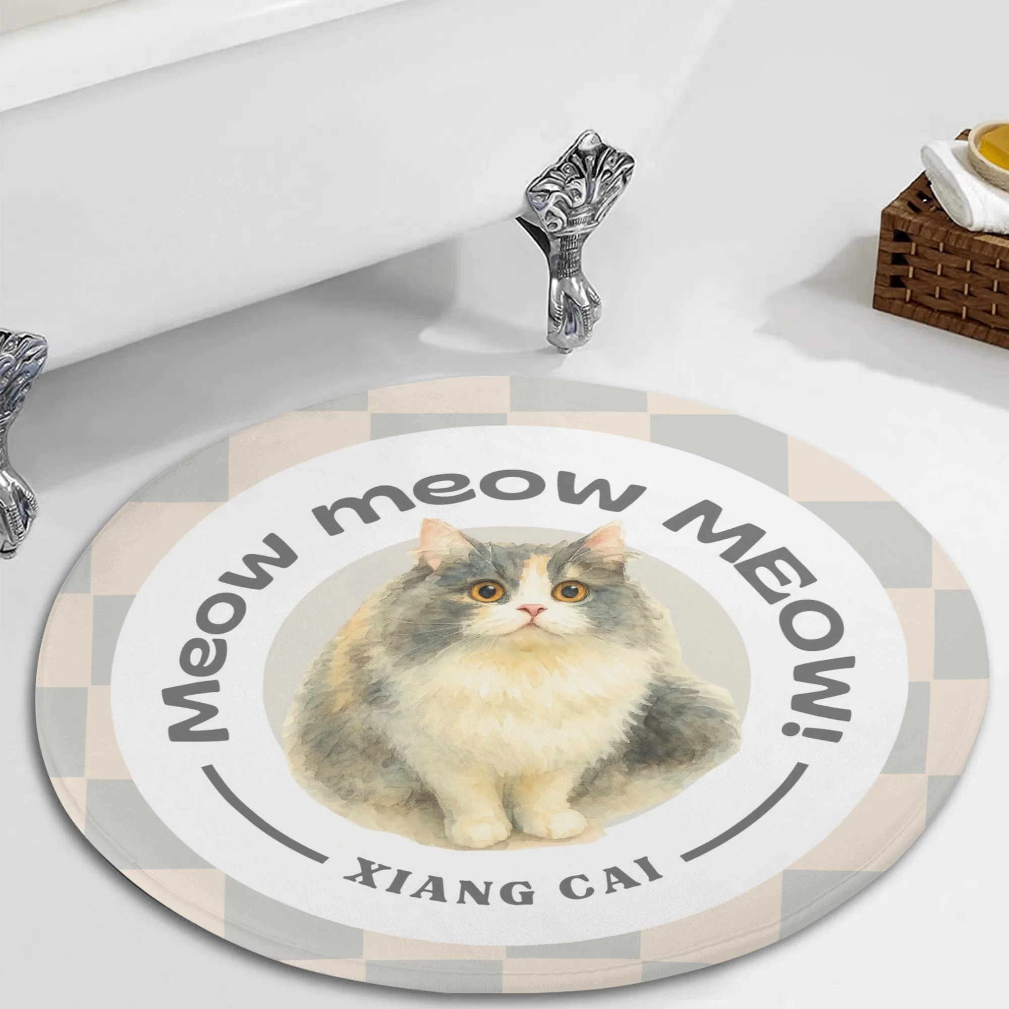 Custom Pet Rug - Meow or Never