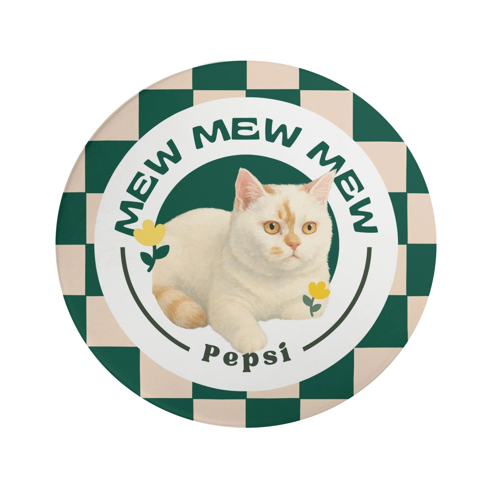 Custom Pet Rug - Meow or Never