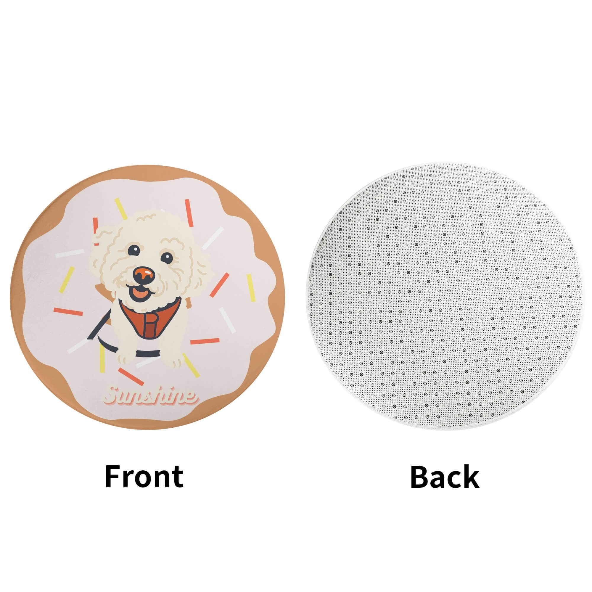 Custom Pet Rug -Doughnut Style