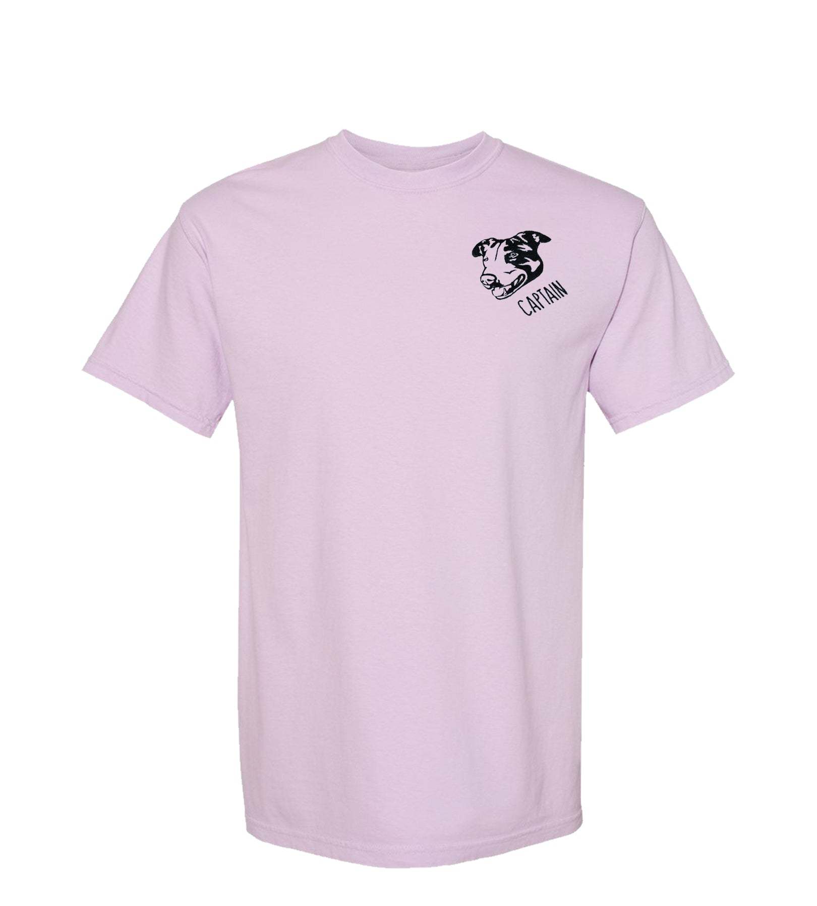 Custom Pet Portrait Embroidered T-Shirts, Sweatshirts and Hoodies