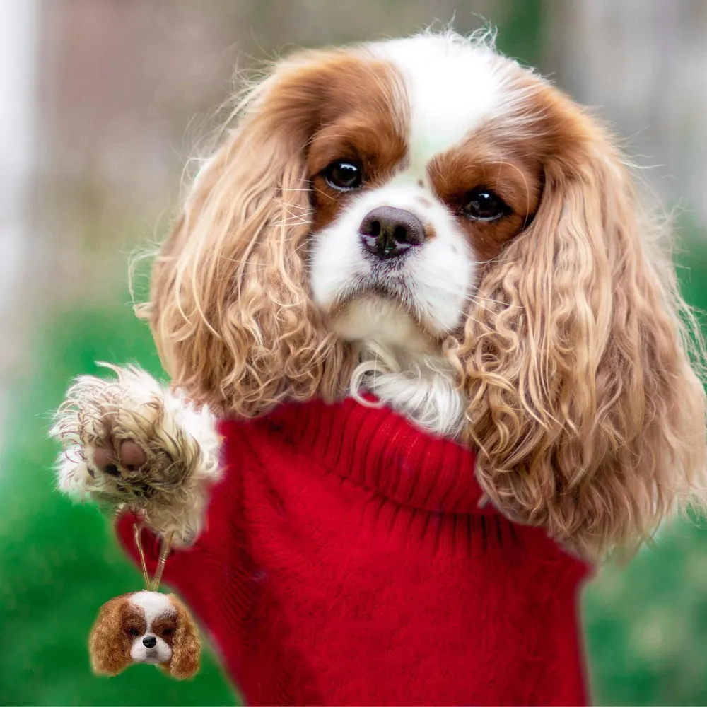 Custom felt pet ornament - A unique, handmade gift for the holidays!