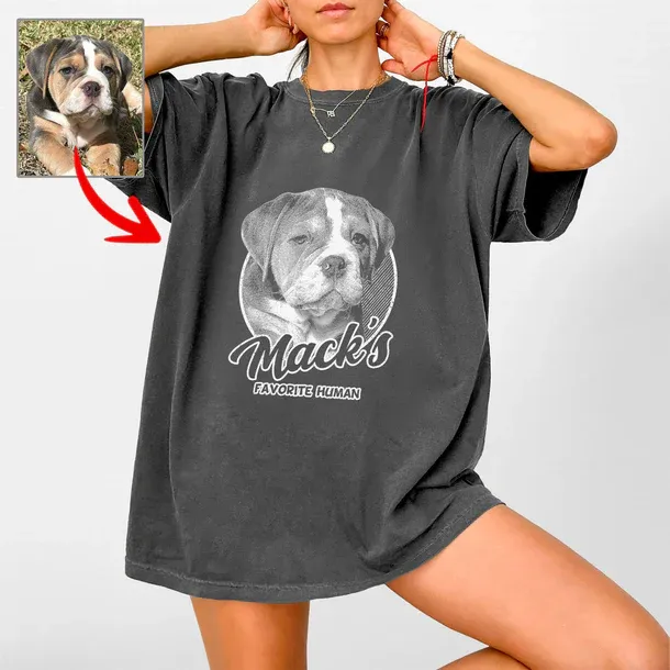 Customized Dogface Unisex T-shirt