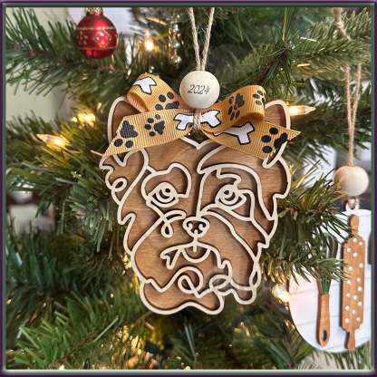 Dog Breed Christmas Ornaments Custom Personalized Gift Keepsake