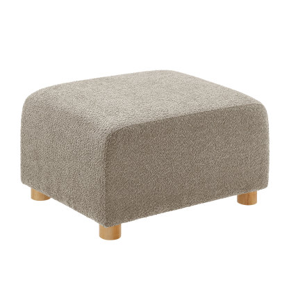 32''W Upholstered Ottoman for L/U/V Shaped Boucle Modular Sofa Camel