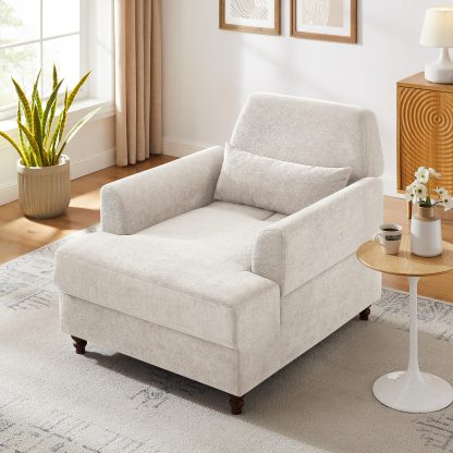Cozy Chaise Lounge Chair for Living Room or Bedroom