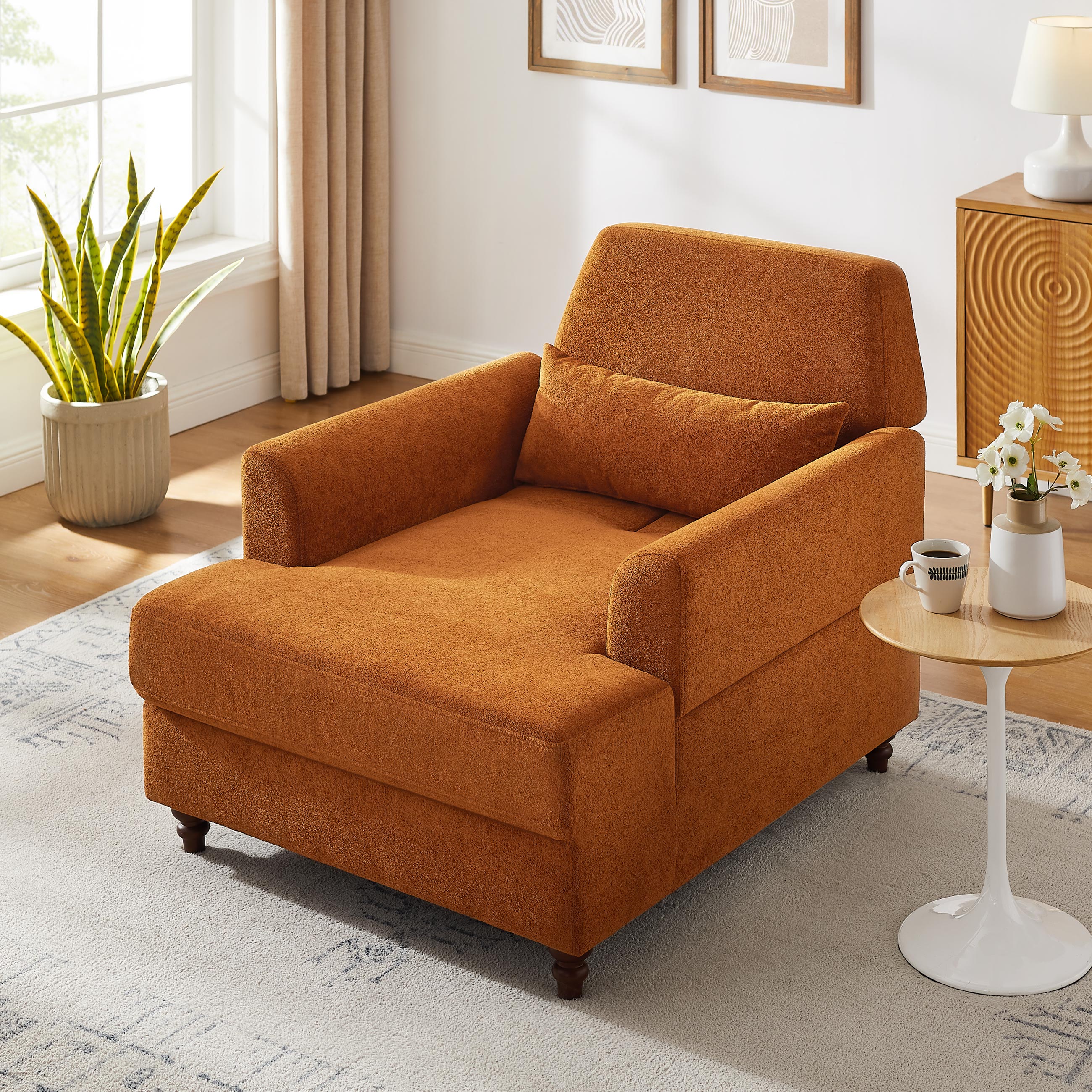 Cozy Chaise Lounge Chair for Living Room or Bedroom