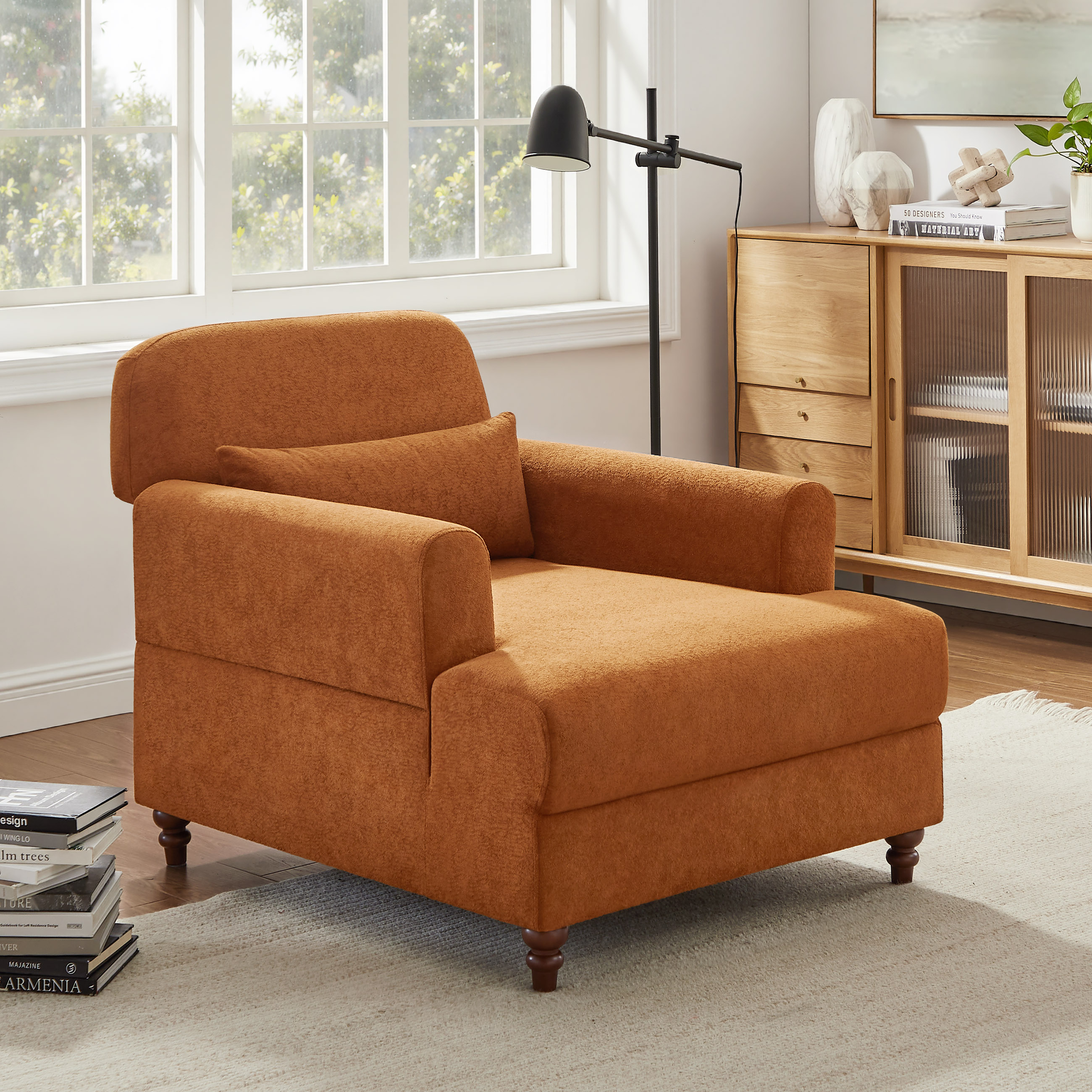 Oversized Chaise Lounge Chair Indoor, Cloud Sleeper Couch for Living Room