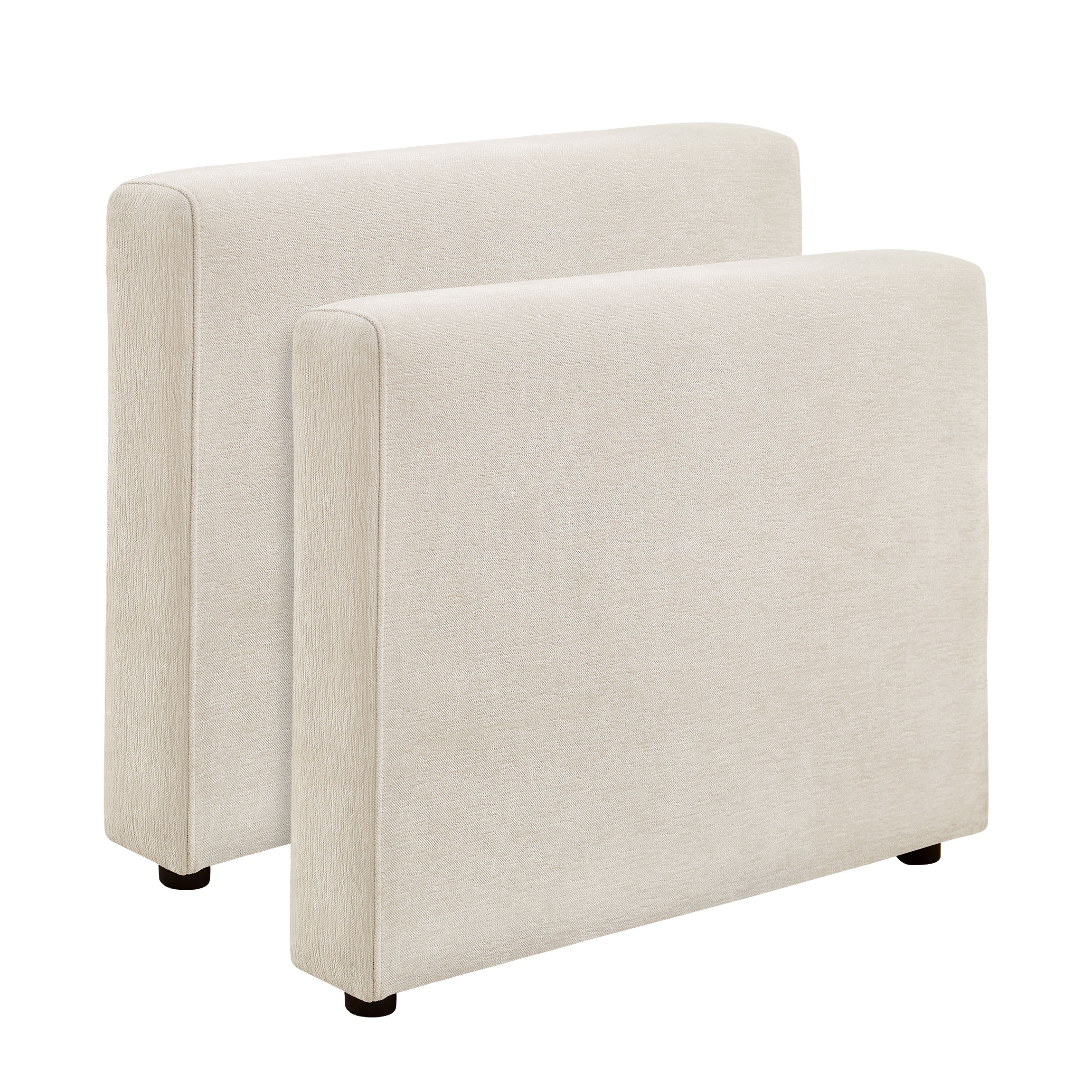 Side Seats & Armrests for 94''-121''L/U Shaped Chenille Modular Sofa