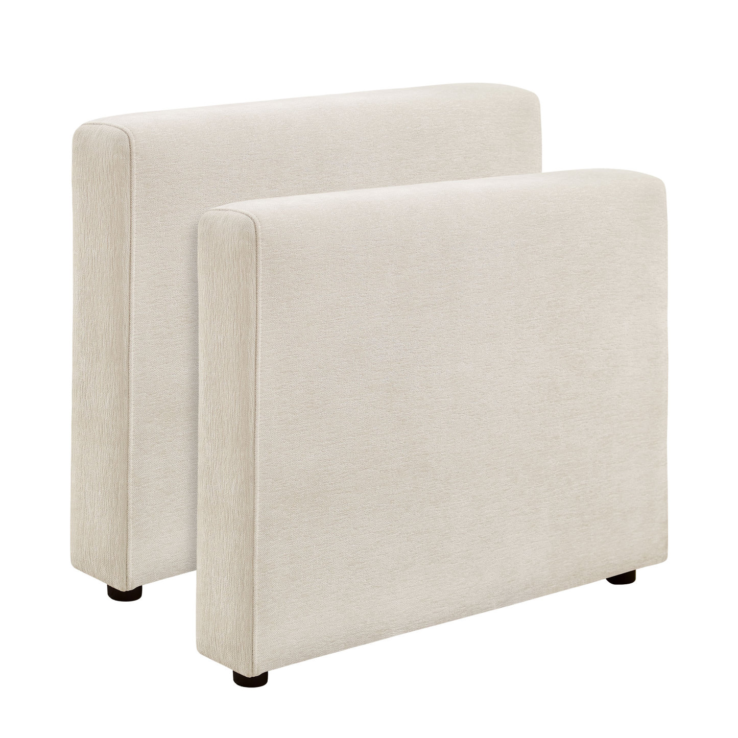 Side Seats & Armrests for 94''-121''L/U Shaped Chenille Modular Sofa