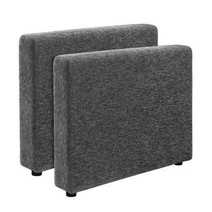 Side Seats & Armrests for 94''-121''L/U Shaped Chenille Modular Sofa