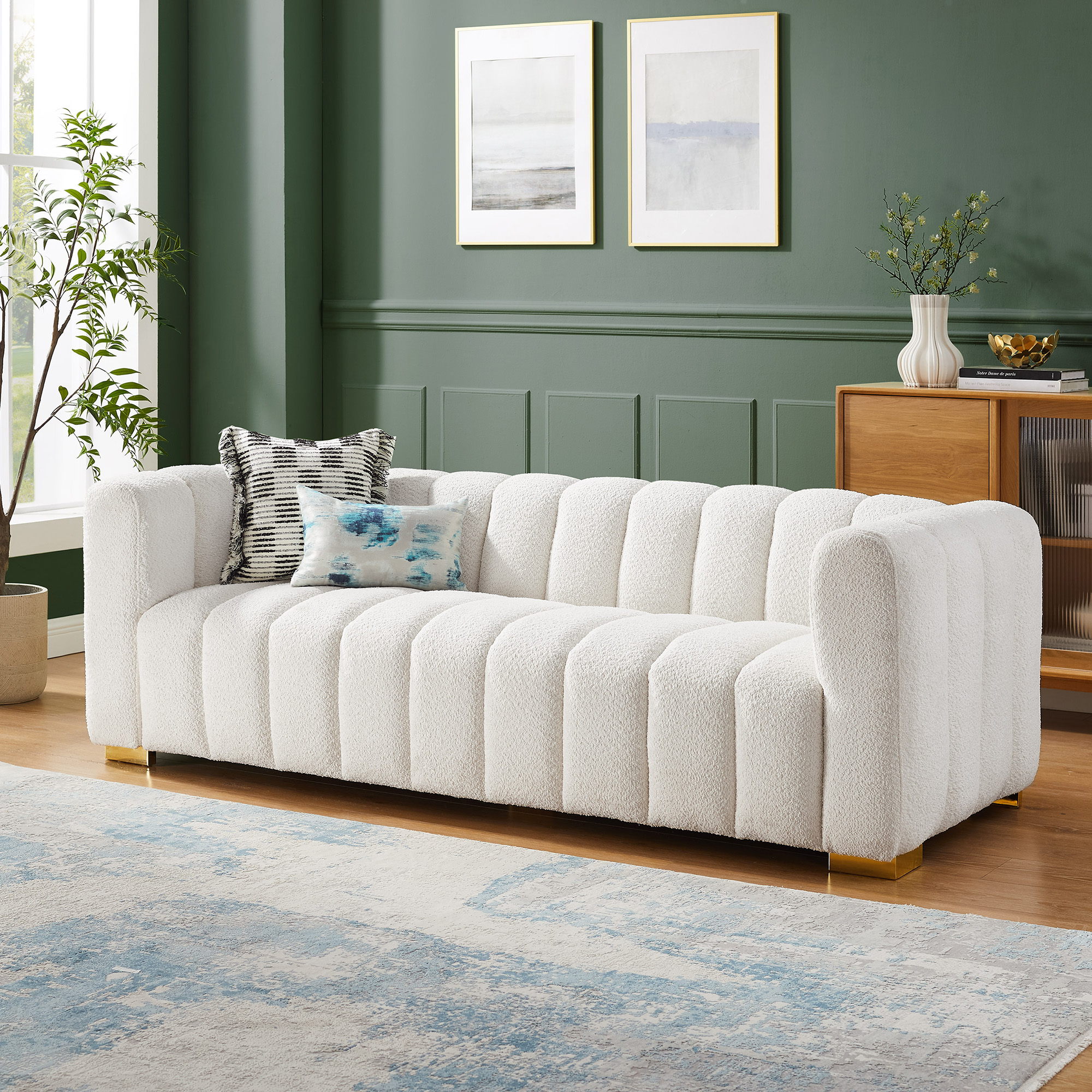 VANOMi Loveseat Sofa – Elegant & Compact Comfort