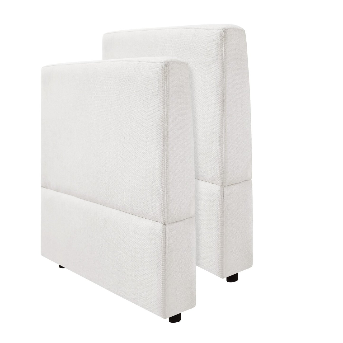 Stylish End Section and Armrests for L/U Shaped Linen Modular Sofa