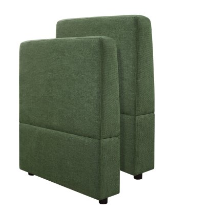 Stylish End Section and Armrests for L/U Shaped Linen Modular Sofa