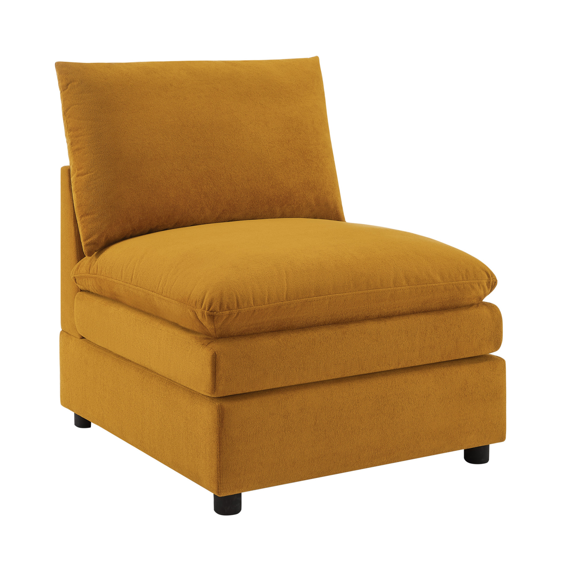 29'' Middle Module Seat for L/U Shaped Knit Modular Sofa Curry