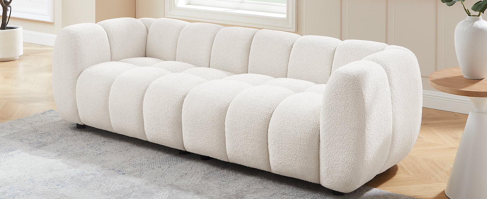LIVING HOUSE モコアソファ H Contract Lacy Sofa HC9666-002 - H Contract Furniture