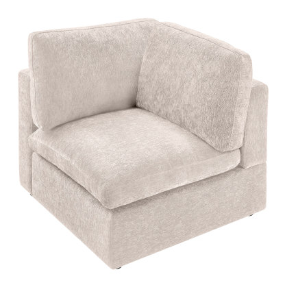 Side Seats & Armrests for 94''-121''L/U Shaped Chenille Modular Sofa Camel