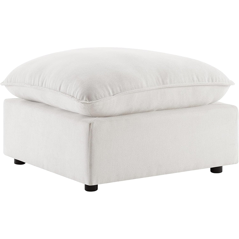 VANOMi Versatile Ottoman Module for Modular Sofa Sectional Couch Cube Seat Beige