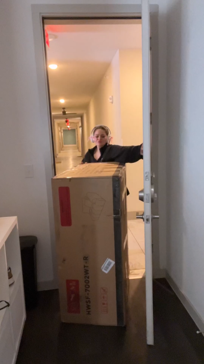 91'' Extra Large Boucle Love Sofa Couch for Living Room, Bedroom, Apartment