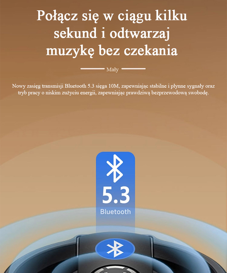 Wysokiej jakości głośnik basowy z podświetleniem LED i magnetycznym mocowaniem.