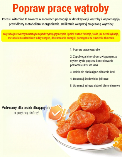 Suszone morele Shinshu Chikuji w Japonii - niesłodzone