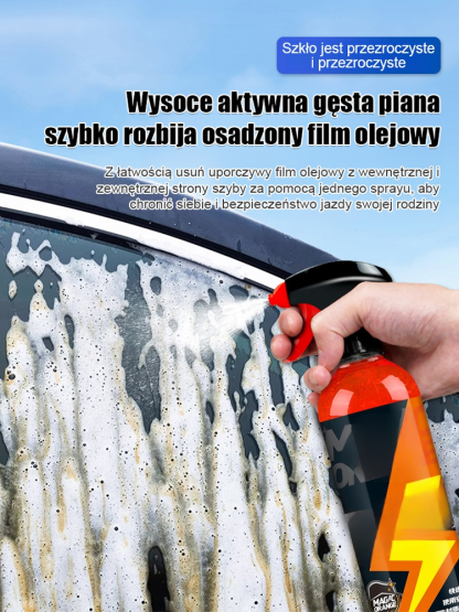 【Duża pojemność】Środek do usuwania filmu olejowego ze szkła