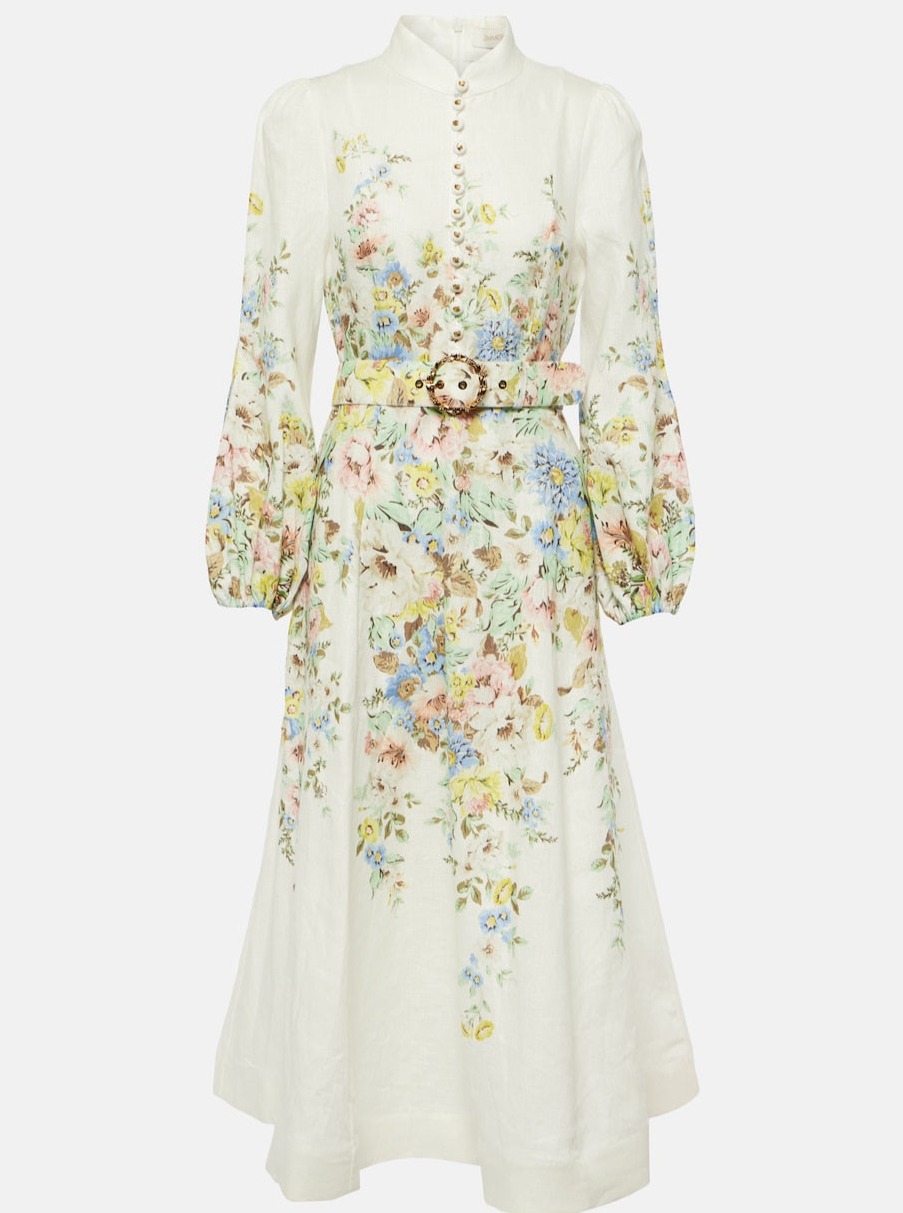 Floral Print Midi Dress