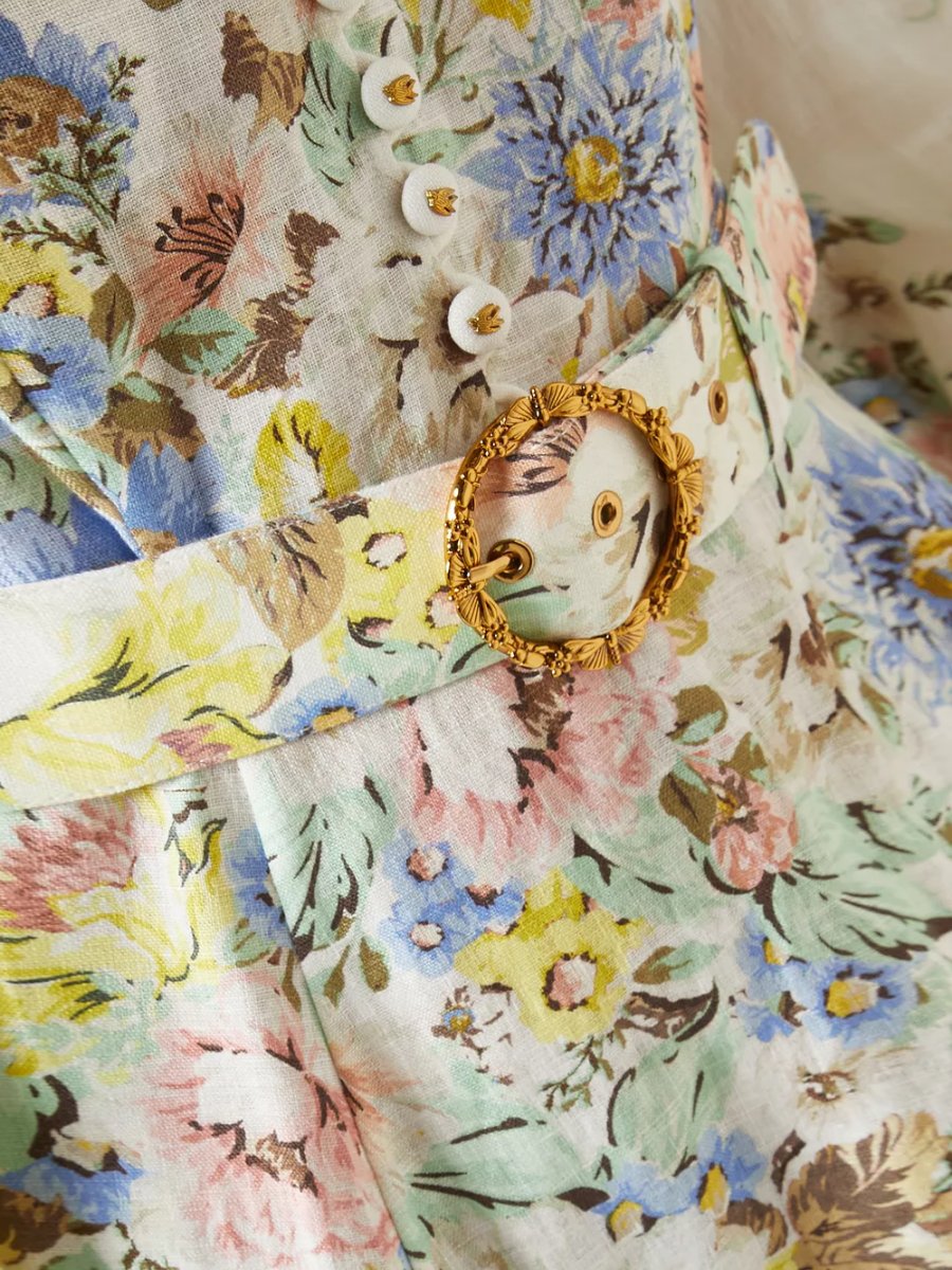 Floral Print Midi Dress