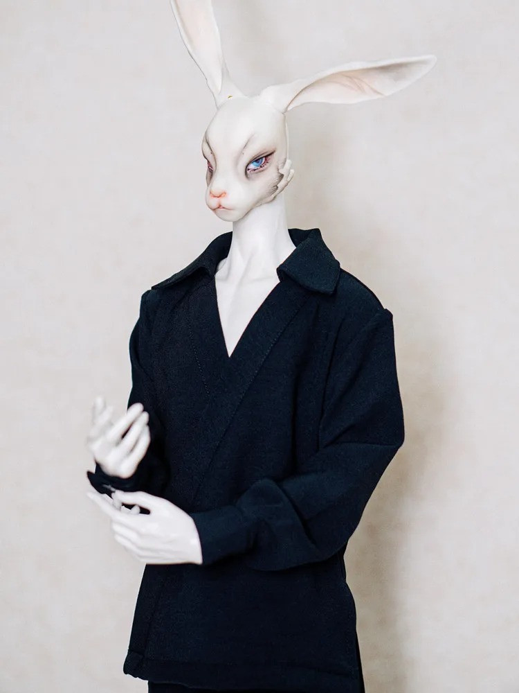 Custom New Casual V collar Shirt for bjd 1/4 MSD 1/3 SD13 SD17 Uncle doll clothes CMB276