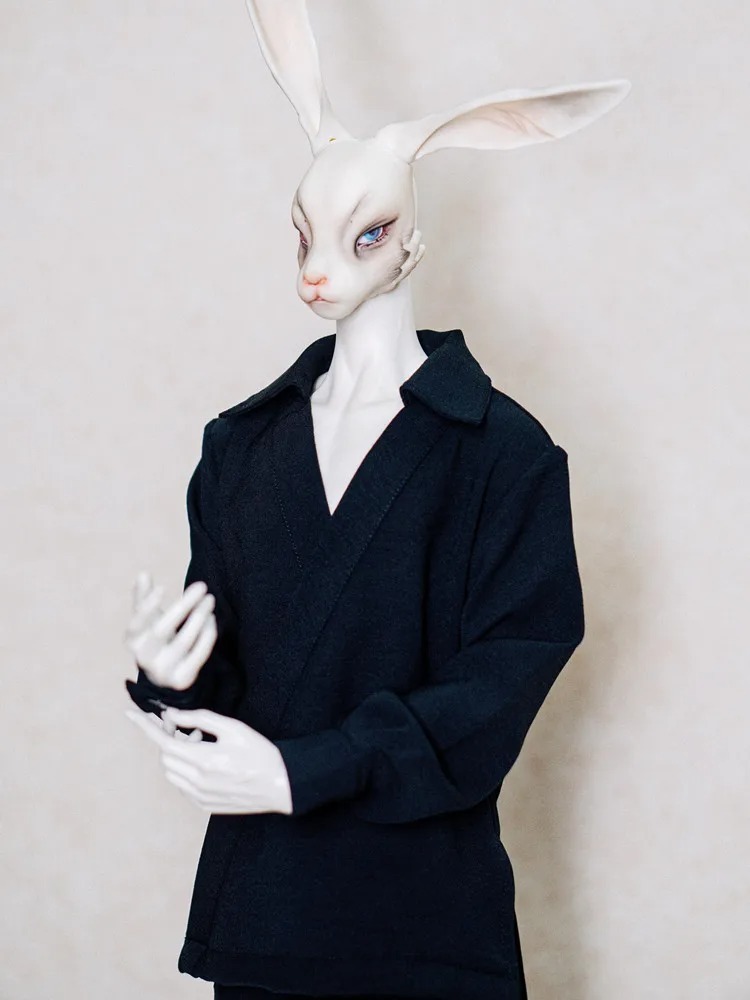 Custom New Casual V collar Shirt for bjd 1/4 MSD 1/3 SD13 SD17 Uncle doll clothes CMB276