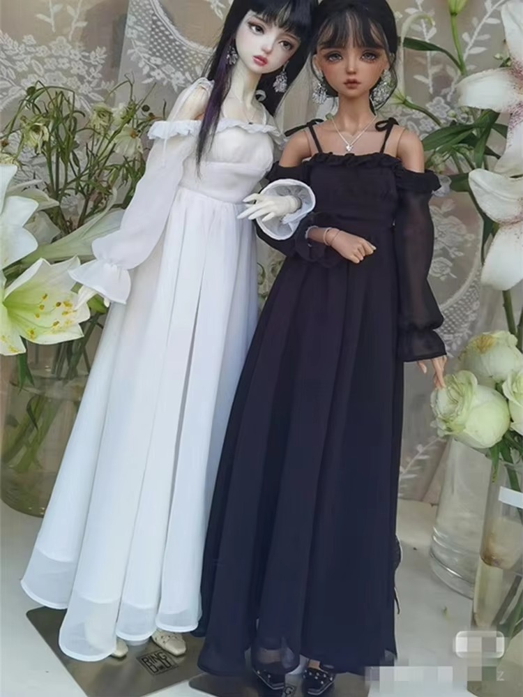 Pretty Chiffon Dress for BJD 1/4 1/3 SDGR Doll Clothes Customized CWB293