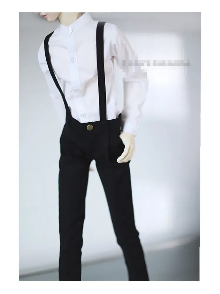 Custom Pencil Pants BibTrousers For BJD1/3 1/4 ID75 Uncle Doll Clothes CMB127