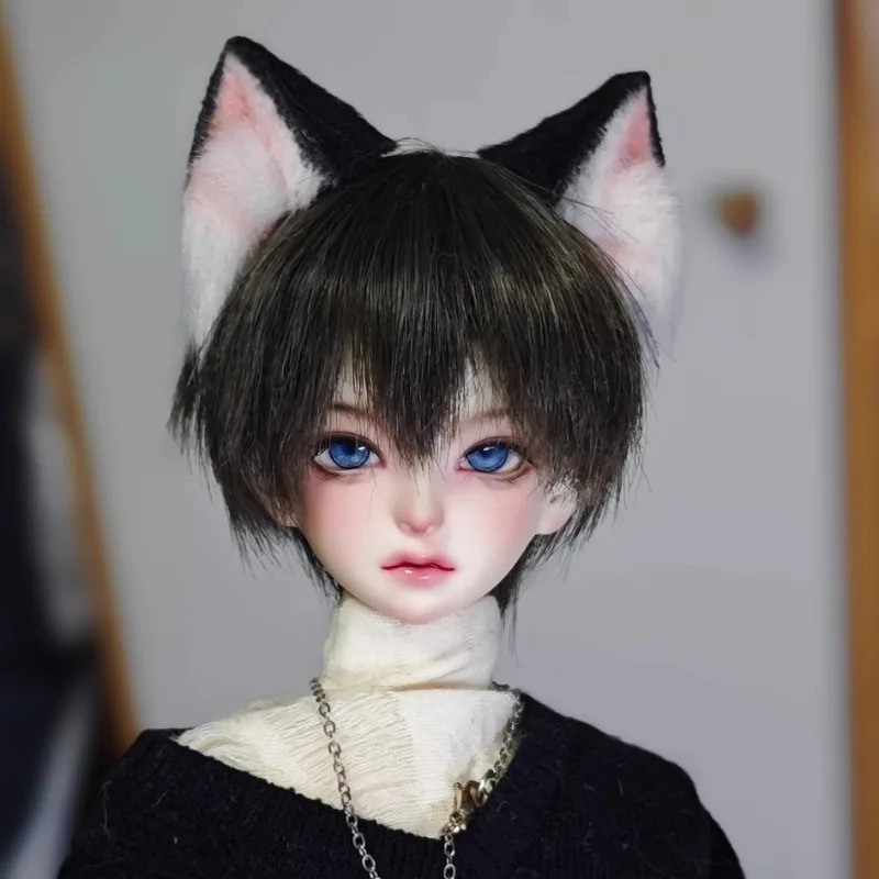 BJD Black Cat Ears 1/6 1/4 1/3 MSD MDD SD Uncle Doll Accessories AC71