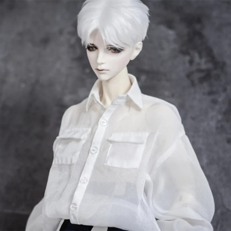 Custom Cool Lantern Sleeve Loose Chiffon Shirt for BJD 1/4 1/3 SD13 SD17 Uncle Doll Clothes CMB133