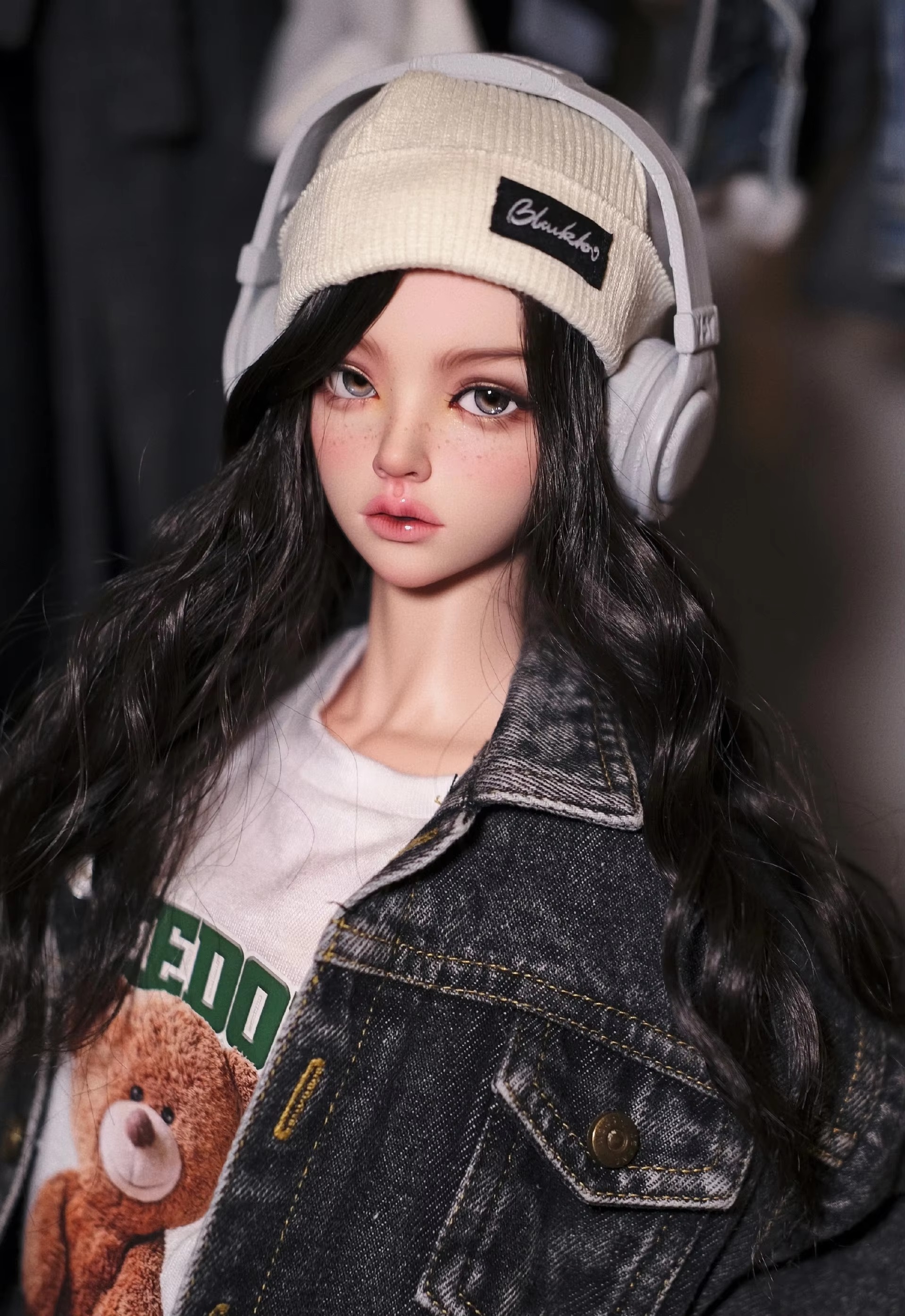 Bjd Pros 3D Print Headphone 1/6 1/4 MSD 1/3 Uncle Blyth ID75 Cotton Doll Toys Accessories
