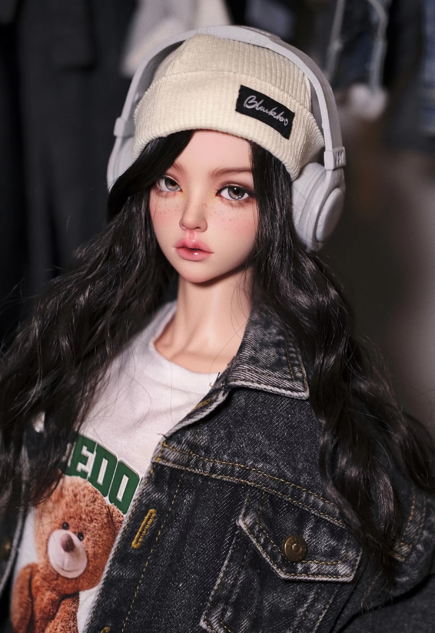 Bjd Pros 3D Print Headphone 1/6 1/4 MSD 1/3 Uncle Blyth ID75 Cotton Doll Toys Accessories