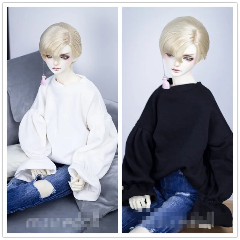 Custom Cool Casual Lantern sleeve Shirt for BJD Doll 1/4 1/3 SD13 SD17 Uncle Doll Clothes CMB154