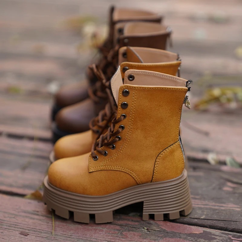 Motorcycle Hiking Boots For BJD 1/6 1/4 Uncle ID75 Doll Shoes SM70