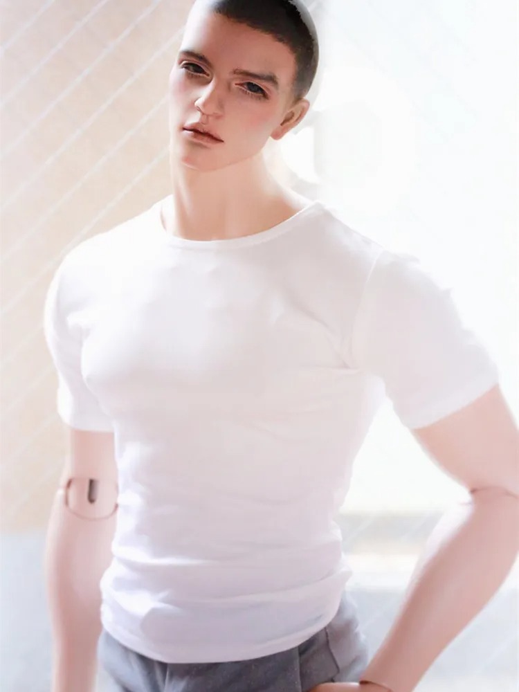 Custom BasicT shirt for 1/6 1/4,1/3 SD17 Uncle ID75 Doll Clothes CMB231