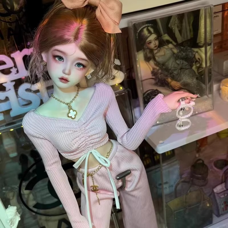 Summer Outfit Top and Pants For BJD 1/4 1/3 SD13 DD Doll Clothes Customized W453