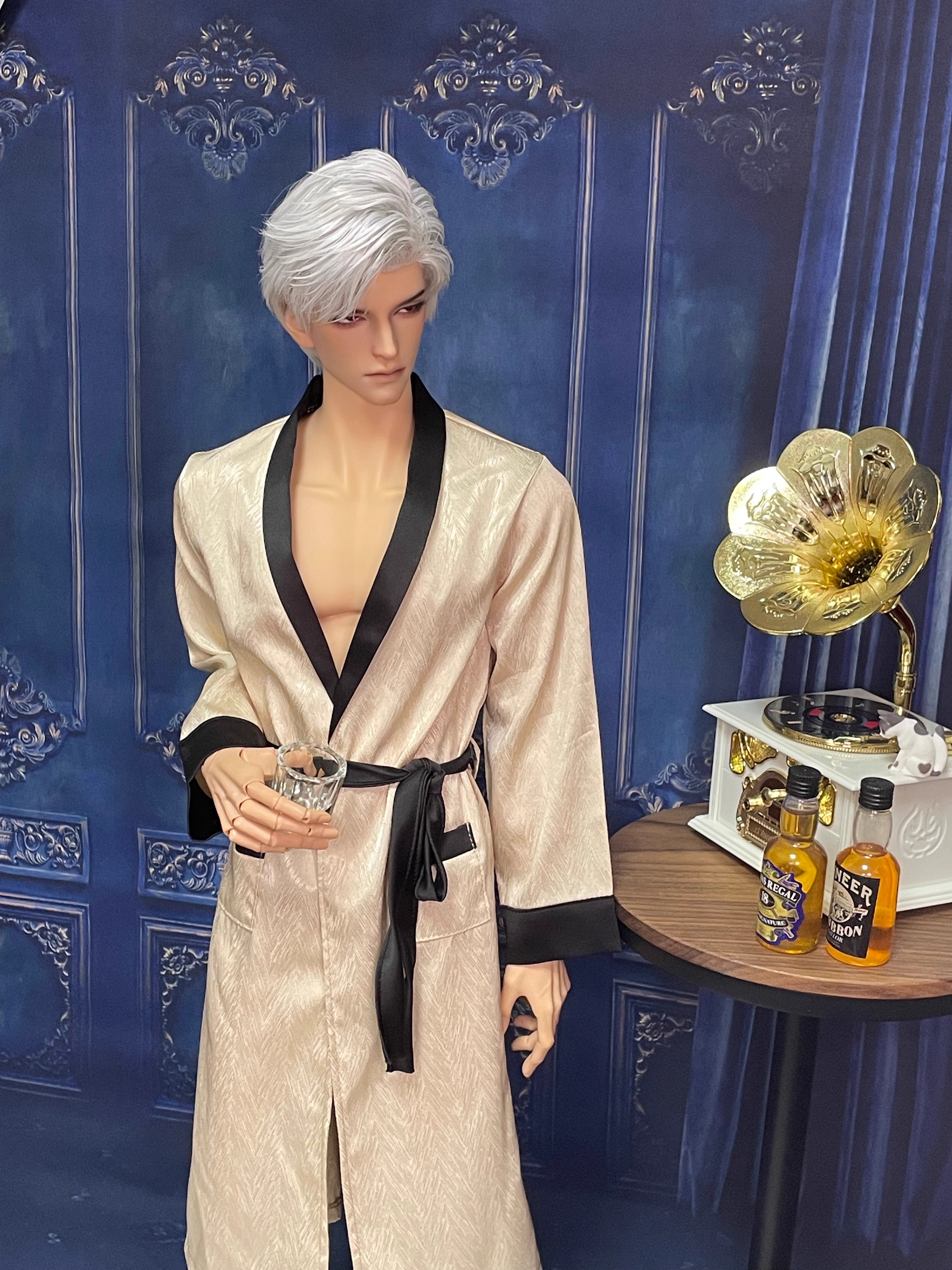 Bathrobe for ID75 BJD Doll Sleepwear Robe for Uncle-sized Doll Clothes  B408