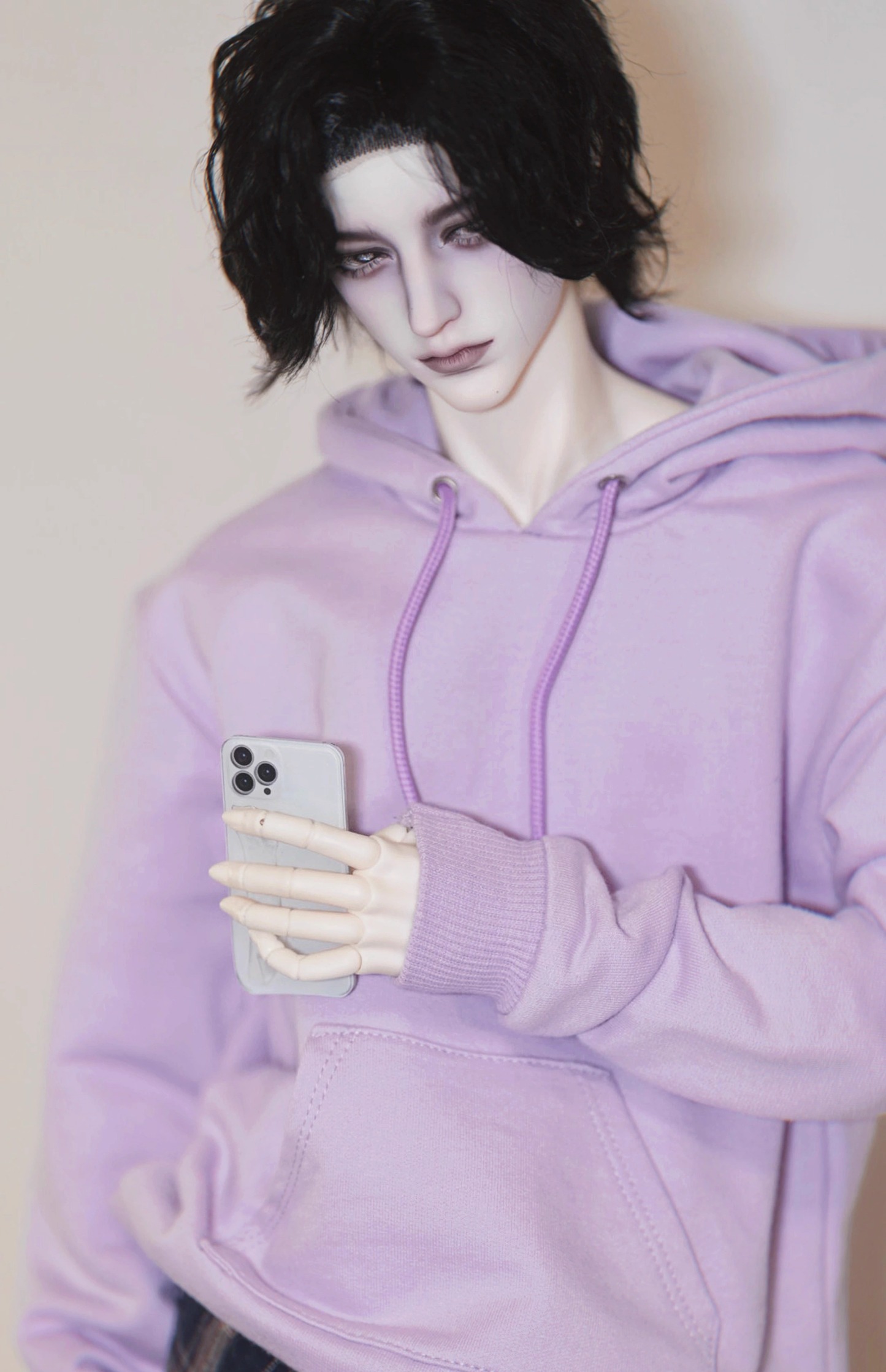 Customized HoodedSweatshirt for BJD Doll Clothes 1/4 1/3 IP Uncle ID75 W510