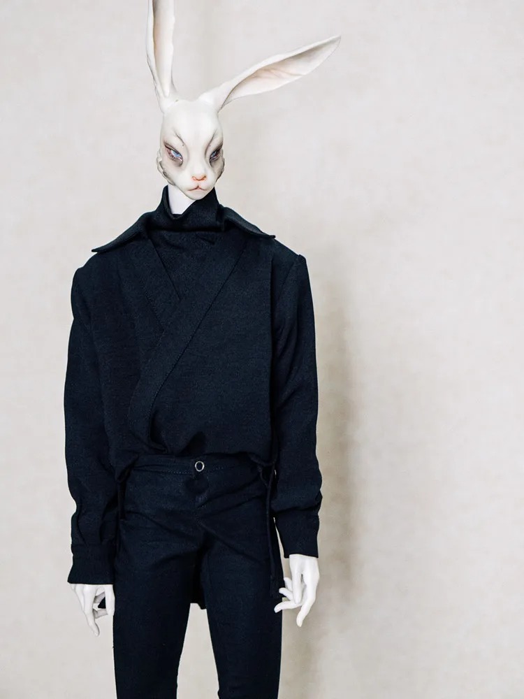 Custom New Casual V collar Shirt for bjd 1/4 MSD 1/3 SD13 SD17 Uncle doll clothes CMB276