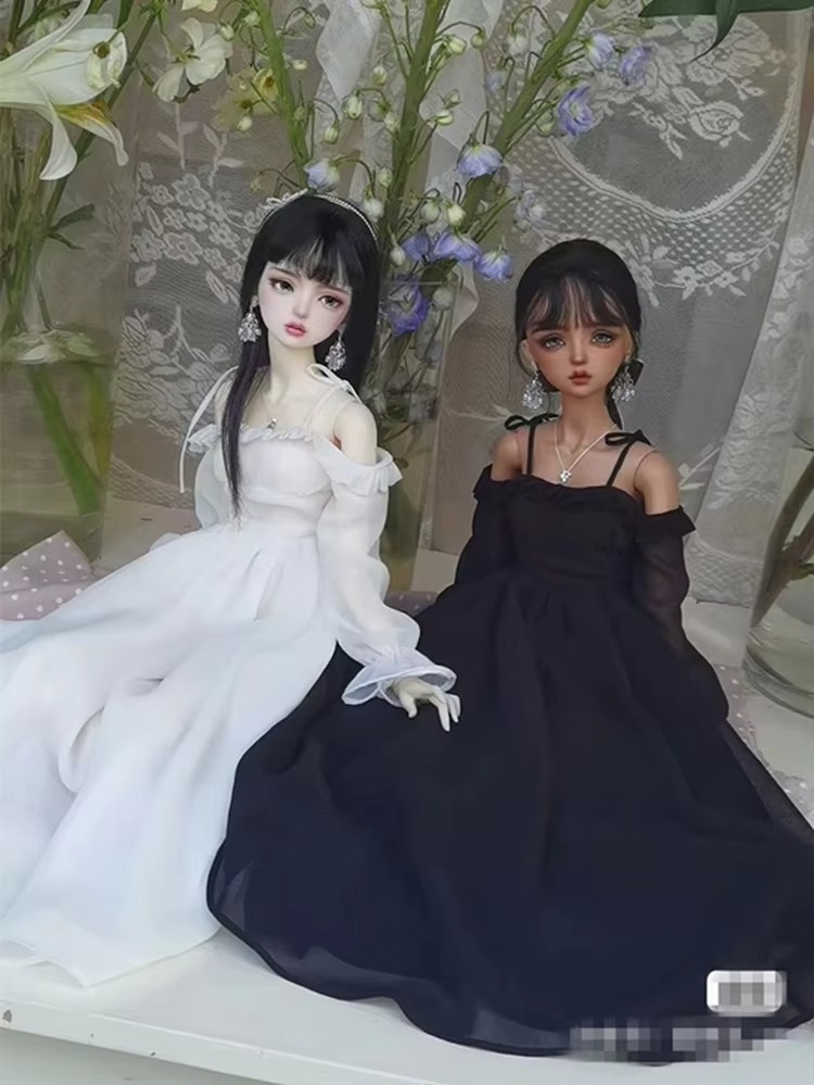 Pretty Chiffon Dress for BJD 1/4 1/3 SDGR Doll Clothes Customized CWB293