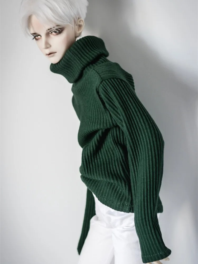 Custom Casual Warm Turtleneck Sweater for BJD 1/6 1/4 MSD 1/3 SD13 SD17 Uncle Doll Clothes CMB112