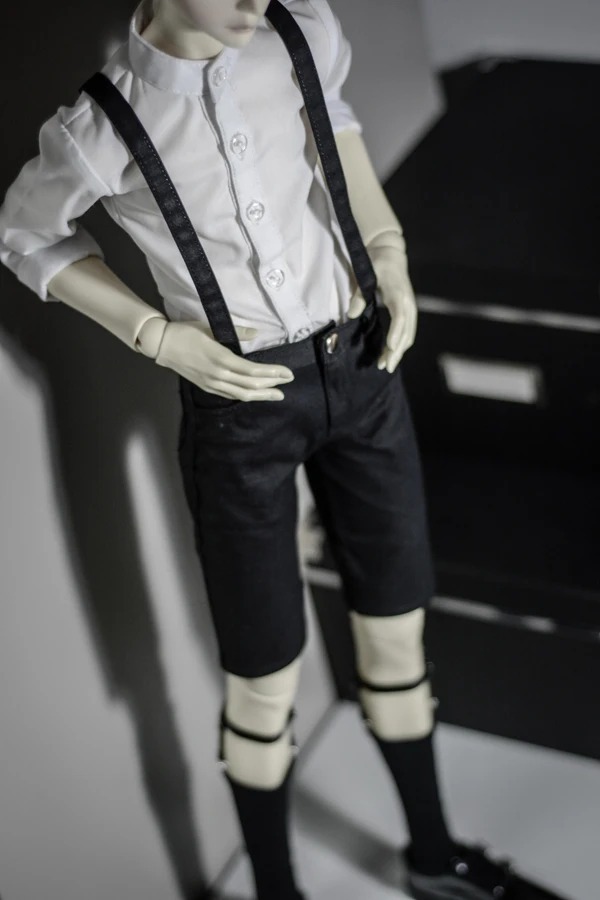 Custom Cool Strap Pants Bib Pants for 1/4 MSD 1/3 SD10 SD13 SD17 Uncle BJD Doll Clothes CMB63
