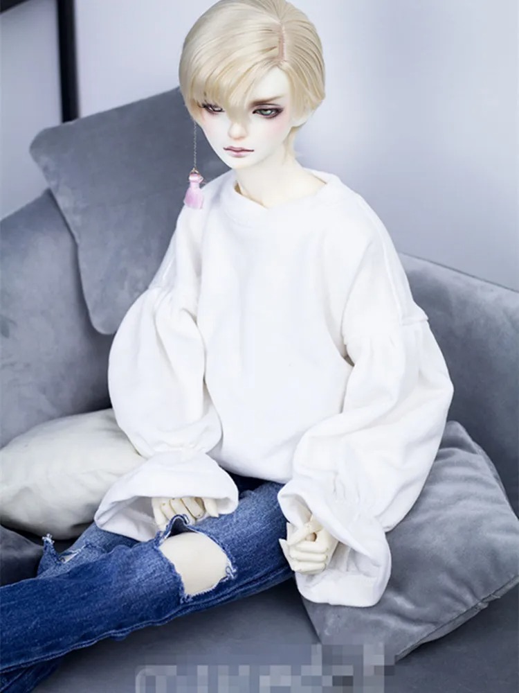 Custom Cool Casual Lantern sleeve Shirt for BJD Doll 1/4 1/3 SD13 SD17 Uncle Doll Clothes CMB154
