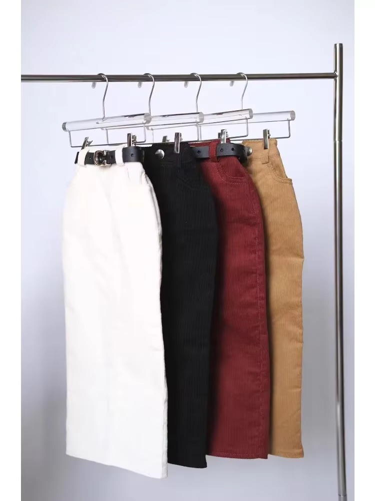 Long Corduroy Skirt With  Split Back For BJD Doll Clothes  1/3 1/4 1/6 Customized  W397