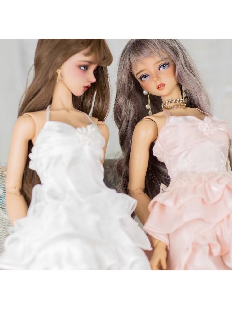 Corset And Lotus Halter Dress For BJD 1/3 1/4 Doll Clothes W470