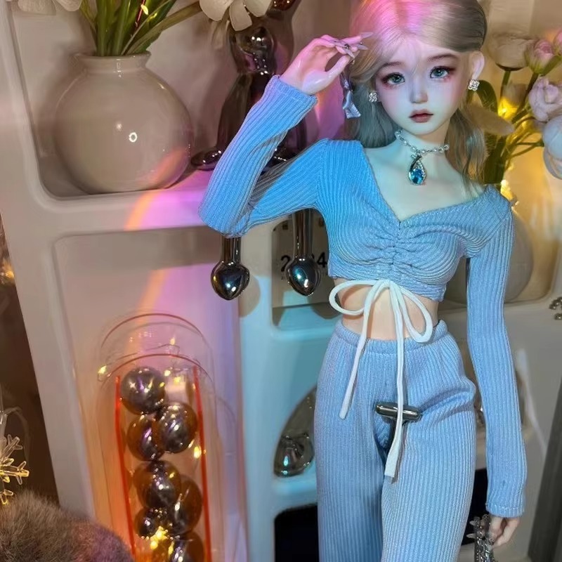 Summer Outfit Top and Pants For BJD 1/4 1/3 SD13 DD Doll Clothes Customized W453