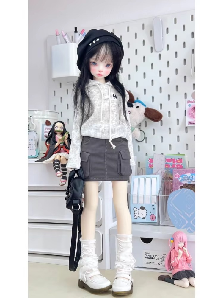 Cargo Skirt For BJD Doll  Clothes 1/4 1/3 Custom W468
